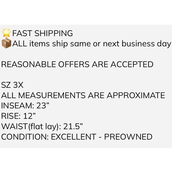 Torrid Ponte Pants 3X Plus Black Spotted Pull On Crop Versatile High Rise Casual - Picture 2 of 7